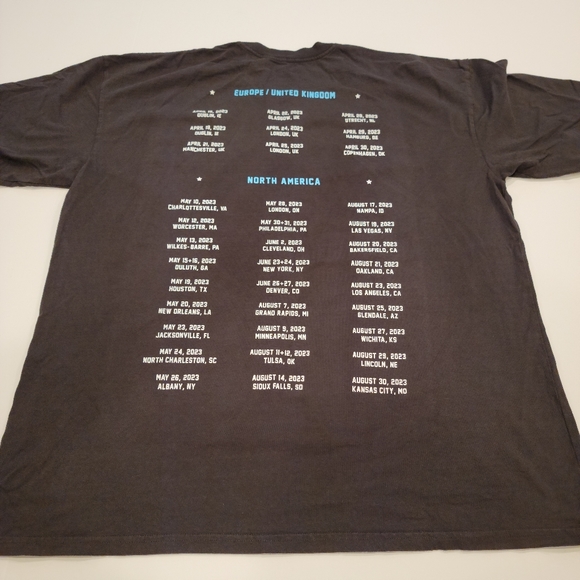 Zach Bryan Official Tour Merch Graphic Tee Size Large NEW! BURN BURN … - Picture 8 of 9